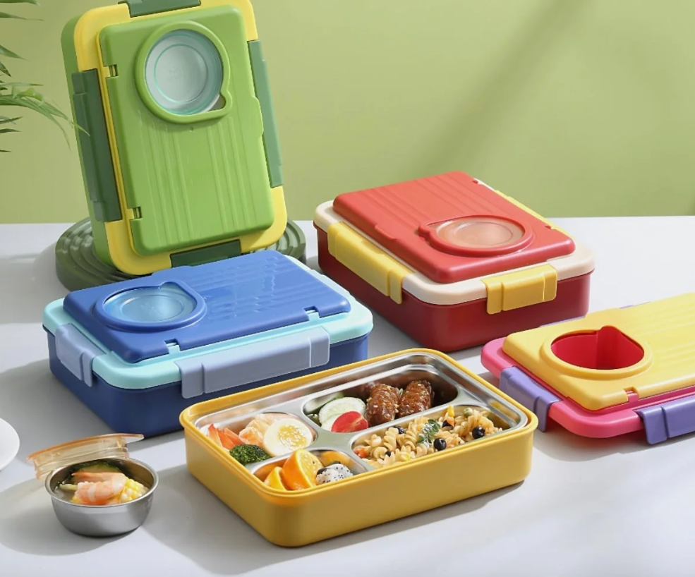 4+3 compartment Lunch Box