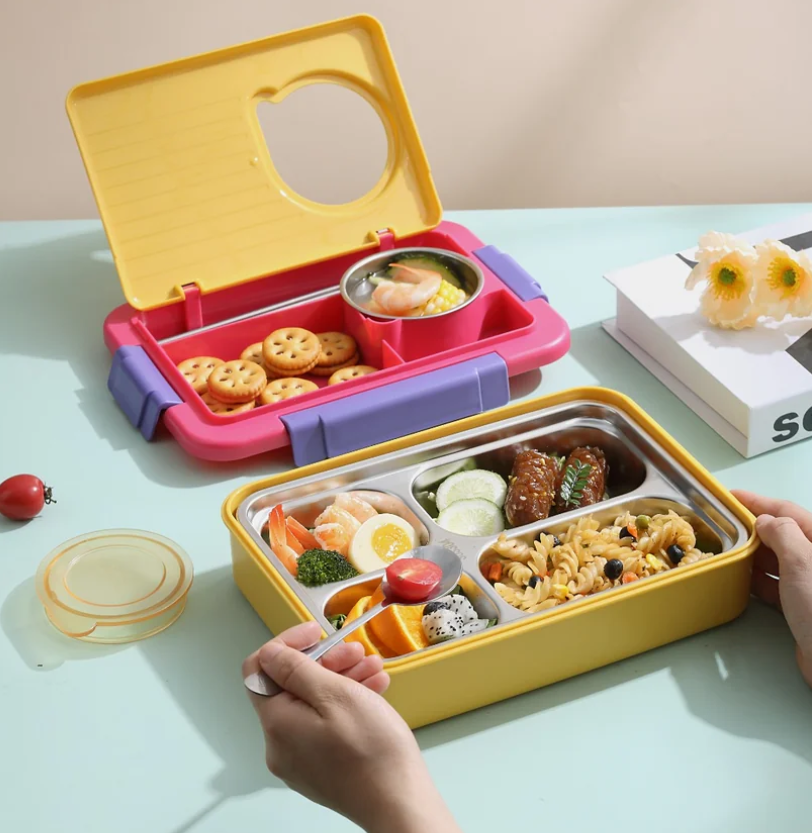 4+3 compartment Lunch Box