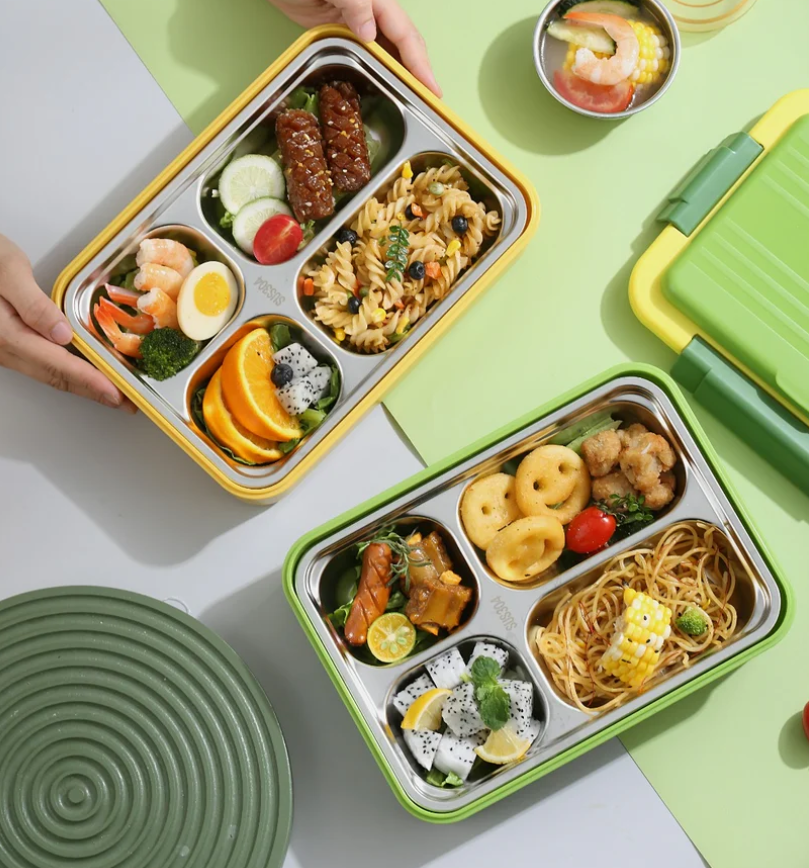 4+3 compartment Lunch Box